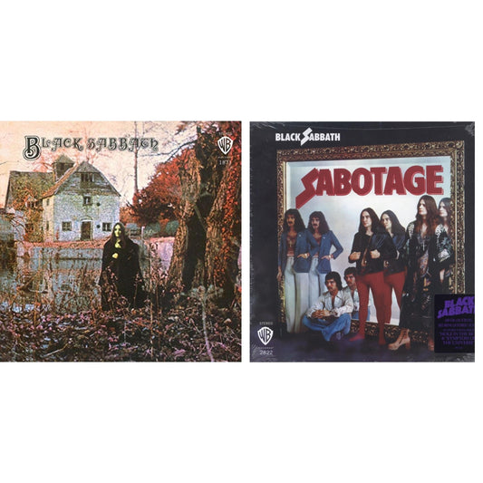 Black Sabbath - Sabotage (180G) & Black Sabbath (180G) - LP Vinyl Bundle