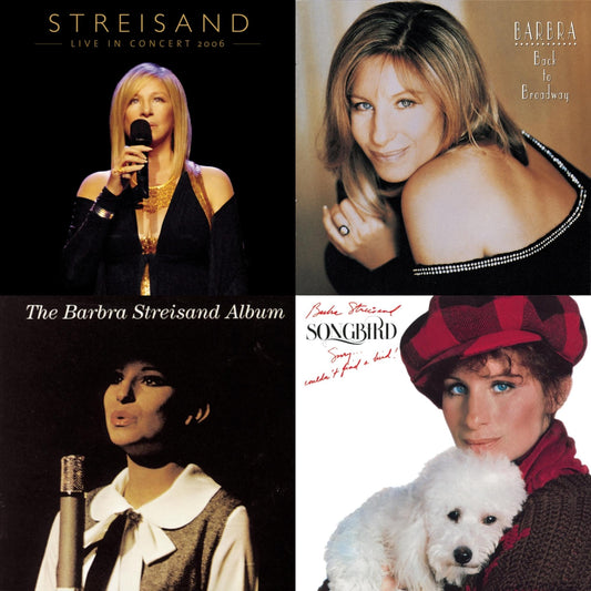 Streisand: Live In Concert 2006 & Back To Broadway & Barbra Streisand Album & Songbird