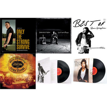 Only The Strong Survive (2LP/140G/D-Side Etching) & Lost & Found: Selections From The Lost Albums (2LP) & Best Of Bruce Springsteen (2LP) & We Shall Overcome: Seeger Sessions (2LP/180G) & Born To Run (180G/Gatefold) & Darkness On The Edge Of Town (180G)