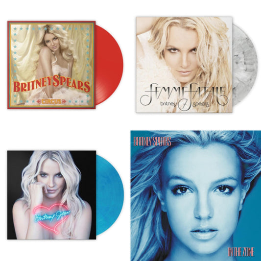 This is a 4 LP Vinyl SKU bundle.
1.This LP Vinyl is brand new.Format: LP VinylMusic Style: Synth-popThis item's title is: In The ZoneArtist: Britney SpearsLabel: LEGACYBarcode: 196587738815Release Date: 3/31/2023
2.This LP Vinyl is brand new.