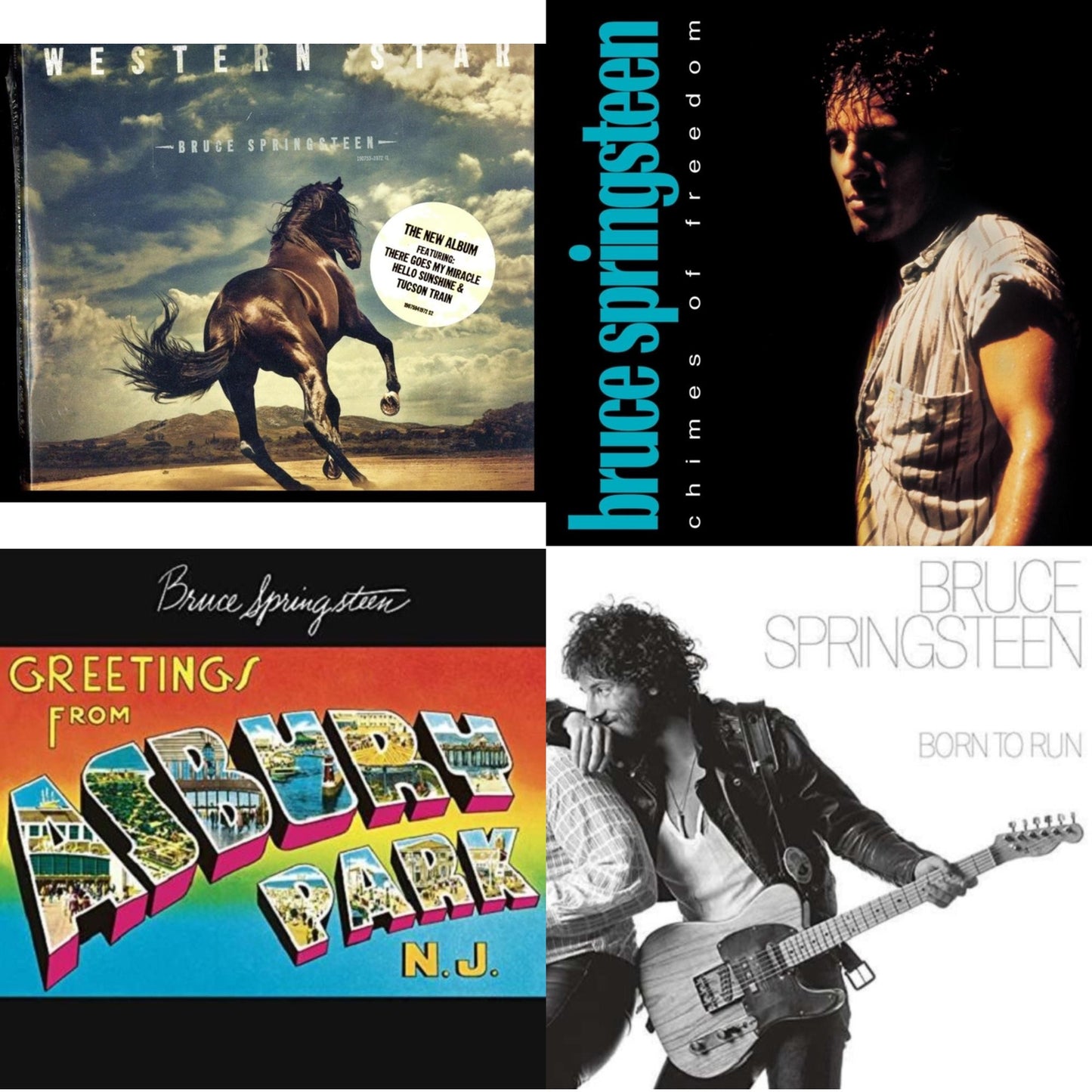 Western Stars & Chimes Of Freedom & Greetings From Ashbury Park Nj & Born To Run
