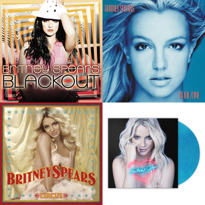 Blackout & In The Zone & Circus & Britney Jean (Blue Marbled LP Vinyl/Import)