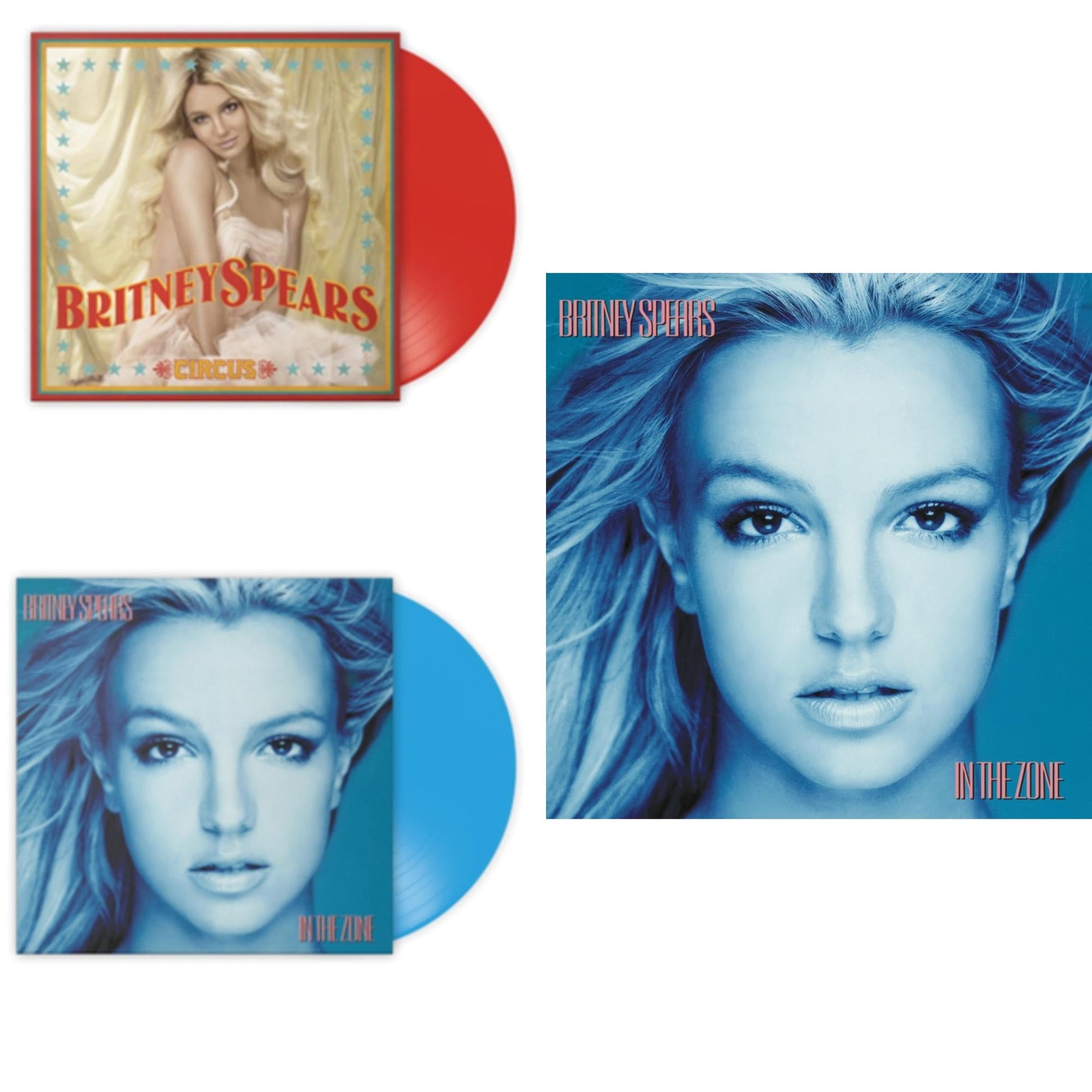 This is a 3 LP Vinyl SKU bundle.
1.This LP Vinyl is brand new.Format: LP VinylMusic Style: Dance-popThis item's title is: Circus (Red LP Vinyl/Import)Artist: Britney SpearsLabel: SONY MUSIC CMGBarcode: 196587791711Release Date: 4/28/2023
2.This LP Vinyl is brand new.