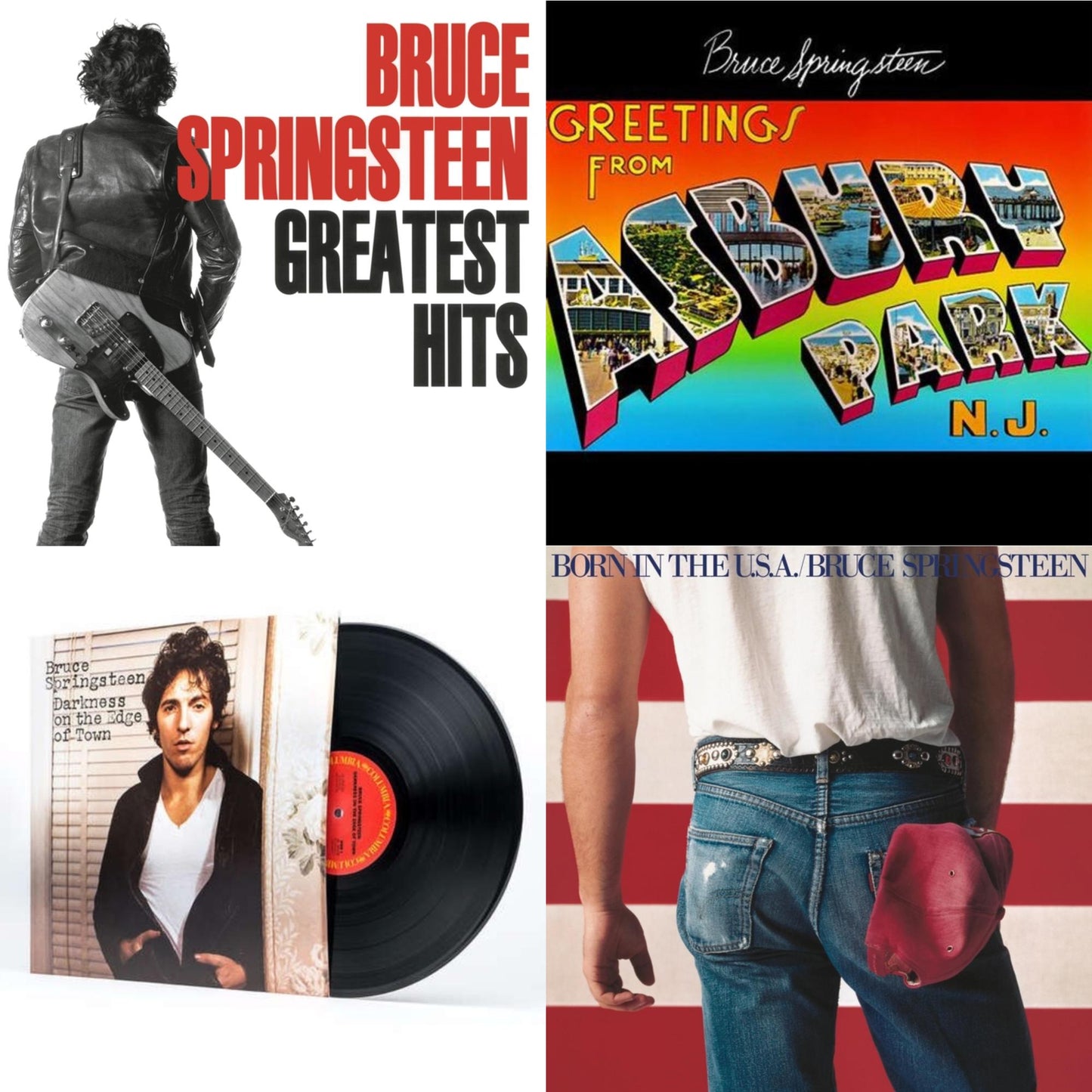 Greatest Hits (2 LP/150G Vinyl/Dl Code) & Greetings From Asbury Park N.J. (180G) & Darkness On The Edge Of Town (180G) & Born In The U.S.A. (180G)