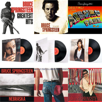 Bruce Springsteen - Greatest Hits (2 LP/150G Vinyl/Dl Code) & Magic (180G) & Greetings From Asbury Park N.J. (180G) & Wild The Innocent & The E Street Shuffle (180G) & Born To Run (180G/Gatefold) & Darkness On The Edge Of Town (180G) & Nebraska