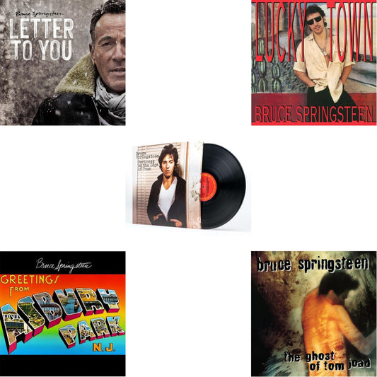 Letter To You (2LP/140G) & Greetings From Asbury Park N.J. (180G) & Darkness On The Edge Of Town (180G) & Lucky Town (140G/Dl Code) & Ghost Of Tom Joad (140G/Dl Code)
