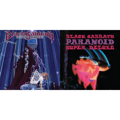 This is a 2 LP Vinyl SKU bundle.
1.This LP Vinyl is brand new.Format: LP VinylMusic Style: Hard RockThis item's title is: Paranoid (Deluxe Edition)Artist: Black SabbathLabel: Warner RecordsBarcode: 603497846443Release Date: 10/9/2020
2.This LP Vinyl is brand new.
