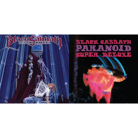 This is a 2 LP Vinyl SKU bundle.
1.This LP Vinyl is brand new.Format: LP VinylMusic Style: Hard RockThis item's title is: Paranoid (Deluxe Edition)Artist: Black SabbathLabel: Warner RecordsBarcode: 603497846443Release Date: 10/9/2020
2.This LP Vinyl is brand new.