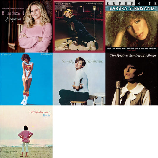 Evergreens : Celebrating Six Decades On Columbia Records & Broadway Album & Super Hits & Superman & Simply Streisand & Barbra Streisand Album & People