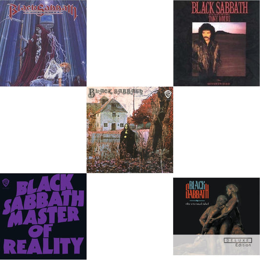 Dehumanizer & Master Of Reality & Black Sabbath & Seventh Star & Eternal Idol