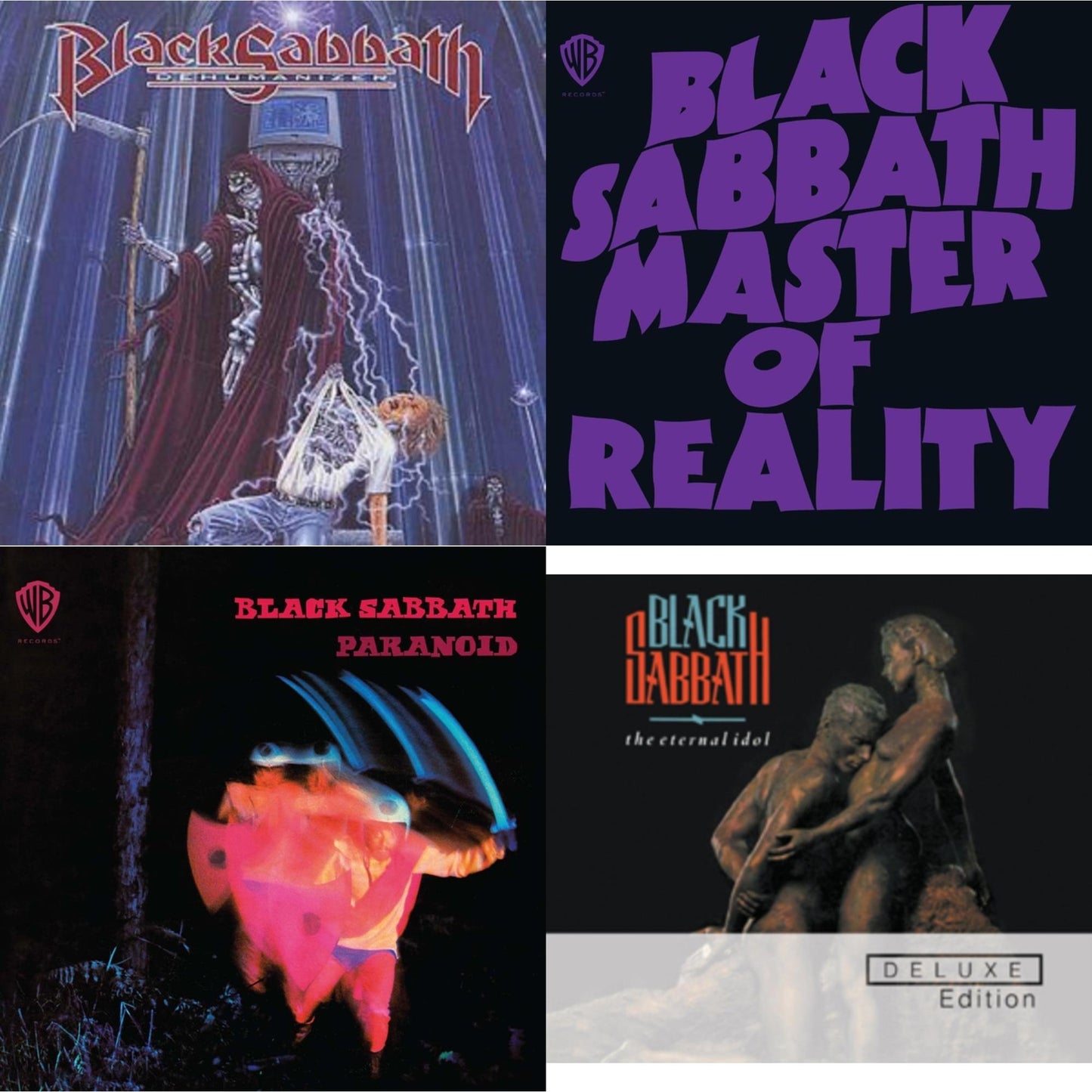 Dehumanizer & Master Of Reality & Paranoid & Eternal Idol