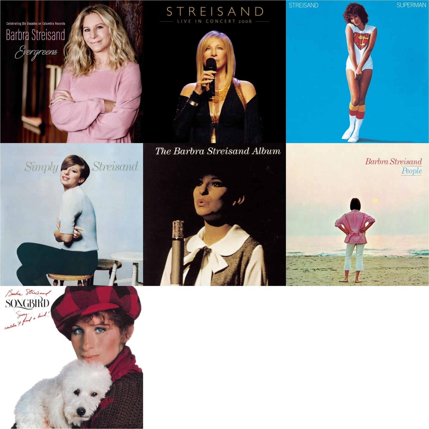 Evergreens : Celebrating Six Decades On Columbia Records & Streisand: Live In Concert 2006 & Superman & Simply Streisand & Barbra Streisand Album & People & Songbird