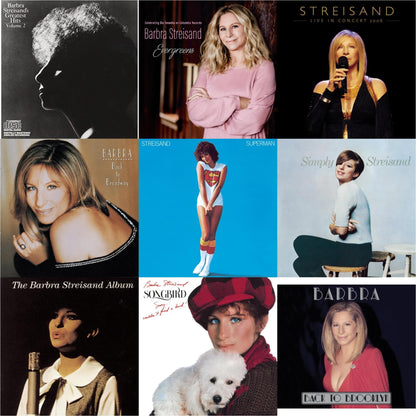 Greatest Hits Vol.2 & Evergreens : Celebrating Six Decades On Columbia Records & Streisand: Live In Concert 2006 & Back To Broadway & Superman & Simply Streisand & Barbra Streisand Album & Songbird & Back To Brooklyn