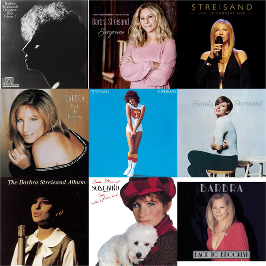 Greatest Hits Vol.2 & Evergreens : Celebrating Six Decades On Columbia Records & Streisand: Live In Concert 2006 & Back To Broadway & Superman & Simply Streisand & Barbra Streisand Album & Songbird & Back To Brooklyn