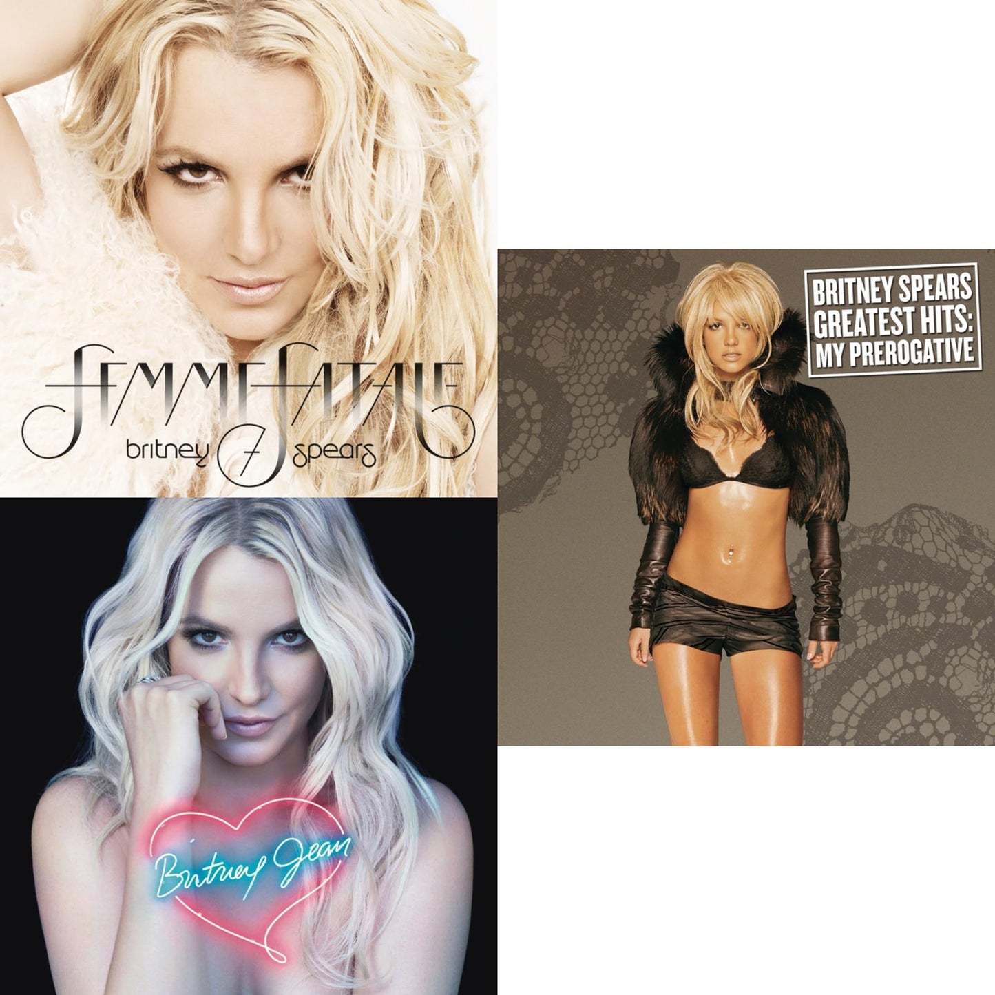 This is a 3 LP Vinyl SKU bundle.
1.This LP Vinyl is brand new.Format: LP VinylMusic Style: Dance-popThis item's title is: Femme FataleArtist: Britney SpearsLabel: LEGACYBarcode: 196587739119Release Date: 3/31/2023
2.This LP Vinyl is brand new.