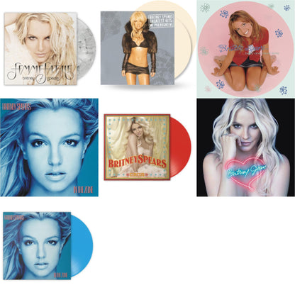 Baby One More Time (Picture Disc/140G/Dl Code) & In The Zone & Britney Jean & In The Zone (Blue LP Vinyl/Import) & Circus (Red LP Vinyl/Import) & Femme Fatale (Light Grey Marbled LP Vinyl/Import) & Greatest Hits: My Prerogative (2LP/Cream Vinyl/Import)
