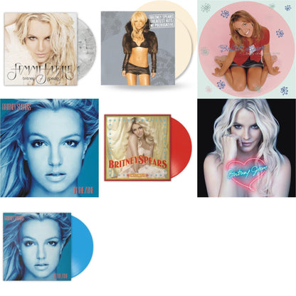 Baby One More Time (Picture Disc/140G/Dl Code) & In The Zone & Britney Jean & In The Zone (Blue LP Vinyl/Import) & Circus (Red LP Vinyl/Import) & Femme Fatale (Light Grey Marbled LP Vinyl/Import) & Greatest Hits: My Prerogative (2LP/Cream Vinyl/Import)