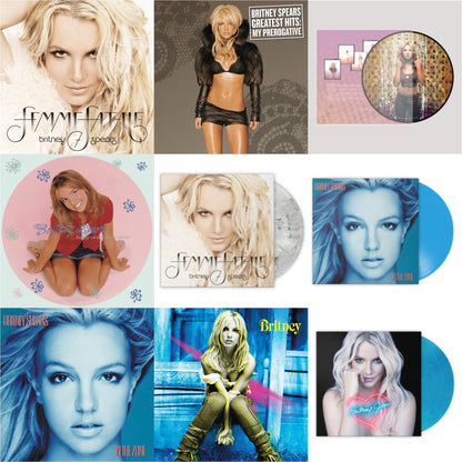 This is a 9 LP Vinyl SKU bundle.
1.This LP Vinyl is brand new.Format: LP VinylMusic Style: Dance-popThis item's title is: Baby One More Time (Picture Disc/140G/Dl Code)Artist: Britney SpearsLabel: LEGACYBarcode: 190758862613Release Date: 11/23/2018
2.This LP Vinyl is brand new.