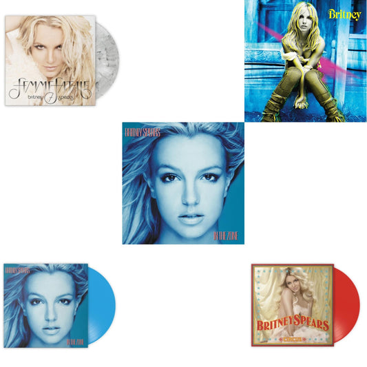 This is a 5 LP Vinyl SKU bundle.
1.This LP Vinyl is brand new.Format: LP VinylMusic Style: Contemporary R&BThis item's title is: BritneyArtist: Britney SpearsLabel: LEGACYBarcode: 196587738617Release Date: 3/31/2023
2.This LP Vinyl is brand new.