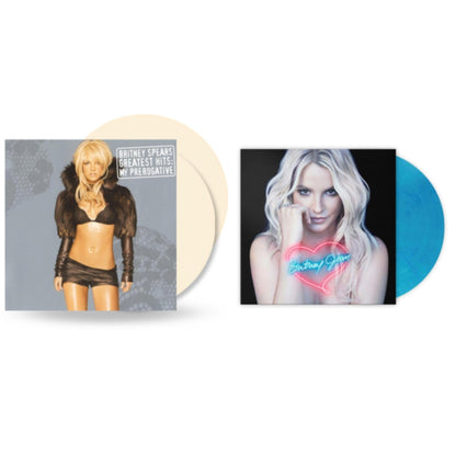Britney Spears - Britney Jean (Blue Marbled LP Vinyl/Import) & Greatest Hits: My Prerogative (2LP/Cream Vinyl/Import)