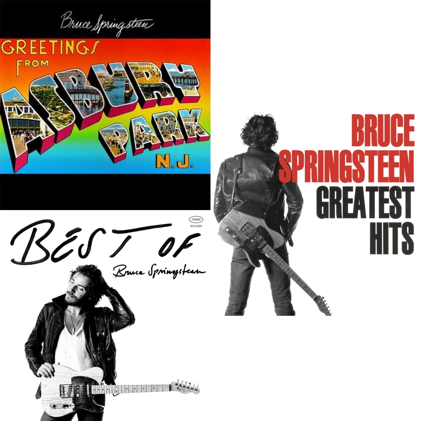 Greatest Hits (2 LP/150G Vinyl/Dl Code) & Best Of Bruce Springsteen (2LP) & Greetings From Asbury Park N.J. (180G)