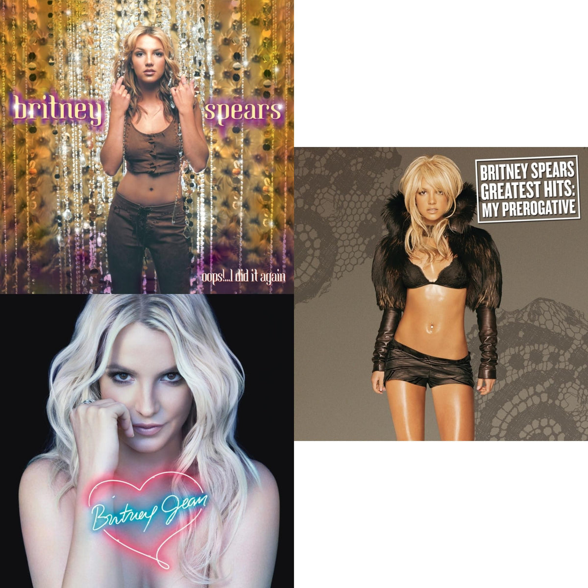 Oops!... I Did It Again & Britney Jean & Greatest Hits : My Prerogative (2LP)