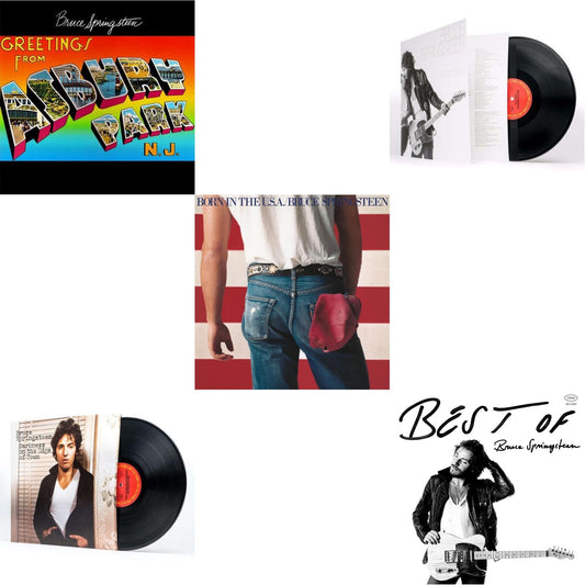 Best Of Bruce Springsteen (2LP) & Greetings From Asbury Park N.J. (180G) & Born To Run (180G/Gatefold) & Darkness On The Edge Of Town (180G) & Born In The U.S.A. (180G)