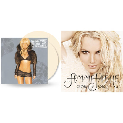 This is a 2 LP Vinyl SKU bundle.
1.This LP Vinyl is brand new.Format: LP VinylMusic Style: HouseThis item's title is: Greatest Hits: My Prerogative (2LP/Cream Vinyl/Import)Artist: Britney SpearsLabel: SONY MUSIC CMGBarcode: 196587792015Release Date: 5/26/2023
2.