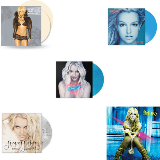 This is a 5 LP Vinyl SKU bundle.
1.This LP Vinyl is brand new.Format: LP VinylMusic Style: HouseThis item's title is: Greatest Hits: My Prerogative (2LP/Cream Vinyl/Import)Artist: Britney SpearsLabel: SONY MUSIC CMGBarcode: 196587792015Release Date: 5/26/2023
2.