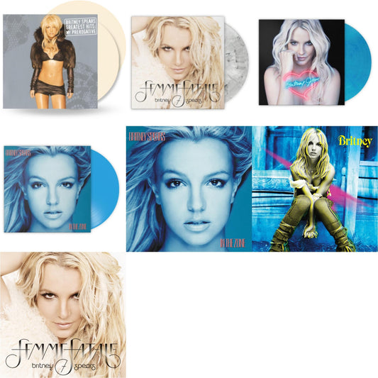 This is a 7 LP Vinyl SKU bundle.
1.This LP Vinyl is brand new.Format: LP VinylMusic Style: Contemporary R&BThis item's title is: BritneyArtist: Britney SpearsLabel: LEGACYBarcode: 196587738617Release Date: 3/31/2023
2.This LP Vinyl is brand new.
