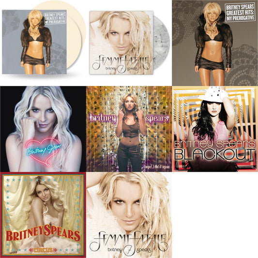 This is a 8 LP Vinyl SKU bundle.
1.This LP Vinyl is brand new.Format: LP VinylMusic Style: EuropopThis item's title is: Oops!... I Did It AgainArtist: Britney SpearsLabel: LEGACYBarcode: 196587738518Release Date: 3/31/2023
2.This LP Vinyl is brand new.