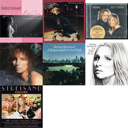 Live At The Bon Soir & Broadway Album & Guilty Pleasures & Wet & Happening In Central Park & Live Concert At The Forum & Encore: Movie Partners Sing Broadway