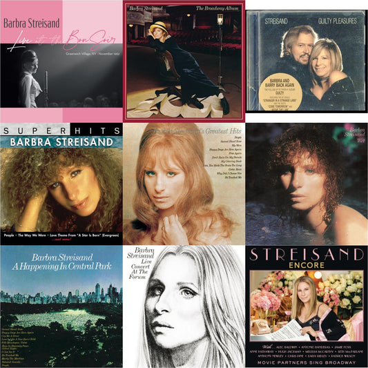 Live At The Bon Soir & Broadway Album & Guilty Pleasures & Super Hits & Greatest Hits & Wet & Happening In Central Park & Live Concert At The Forum & Encore: Movie Partners Sing Broadway
