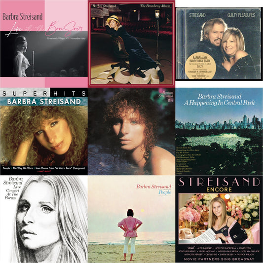 Live At The Bon Soir & Broadway Album & Guilty Pleasures & Super Hits & Wet & Happening In Central Park & Live Concert At The Forum & People & Encore: Movie Partners Sing Broadway