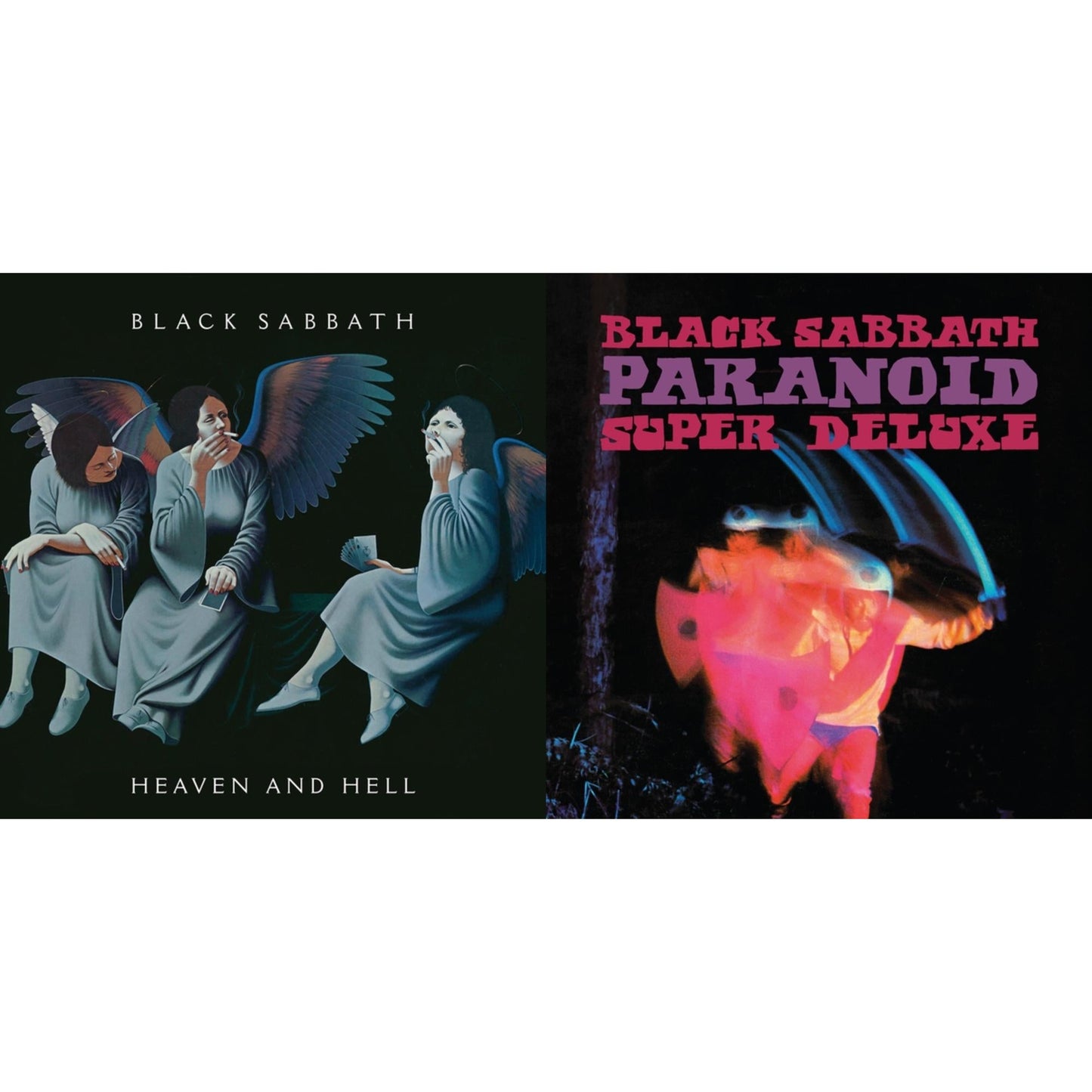 This is a 2 LP Vinyl SKU bundle.
1.This LP Vinyl is brand new.Format: LP VinylMusic Style: Hard RockThis item's title is: Paranoid (Deluxe Edition)Artist: Black SabbathLabel: Warner RecordsBarcode: 603497846443Release Date: 10/9/2020
2.This LP Vinyl is brand new.