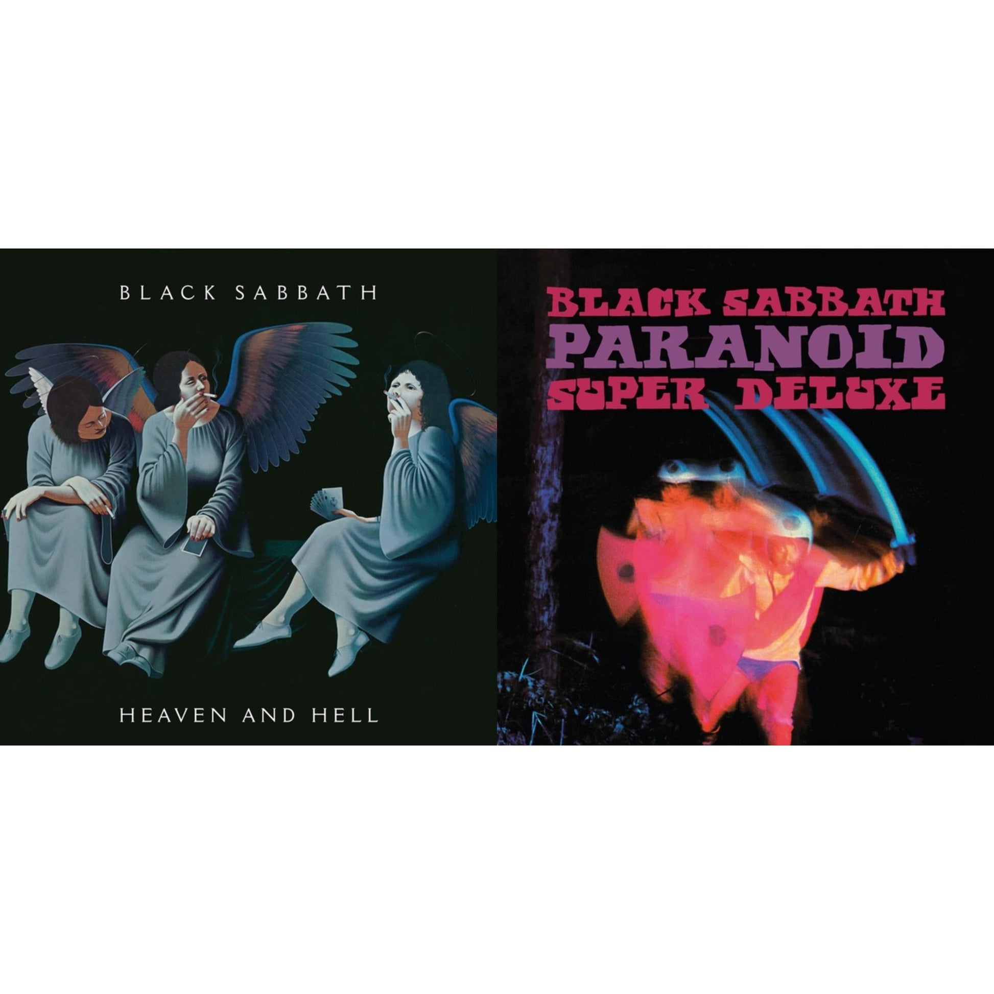 This is a 2 LP Vinyl SKU bundle.
1.This LP Vinyl is brand new.Format: LP VinylMusic Style: Hard RockThis item's title is: Paranoid (Deluxe Edition)Artist: Black SabbathLabel: Warner RecordsBarcode: 603497846443Release Date: 10/9/2020
2.This LP Vinyl is brand new.