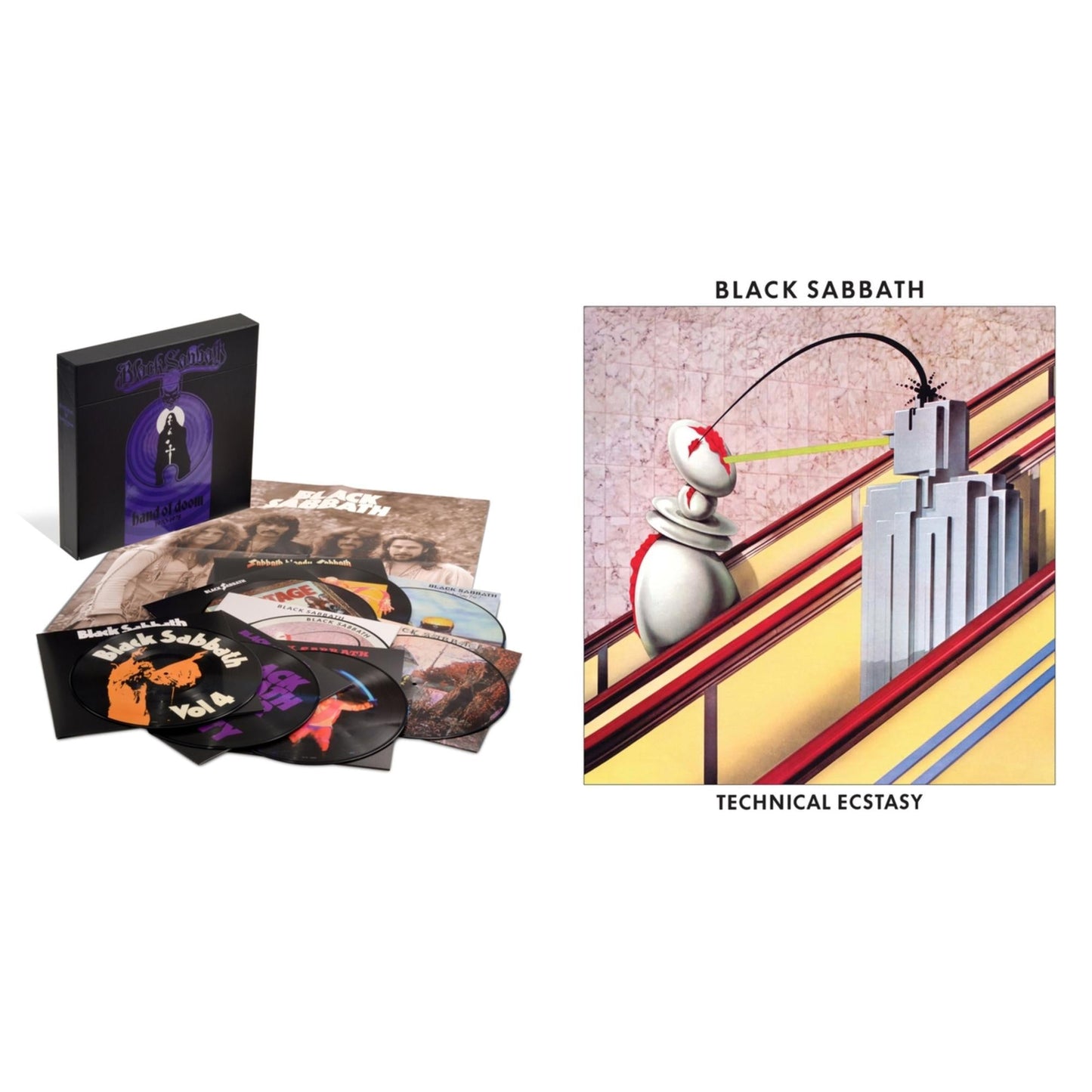 This is a 2 LP Vinyl SKU bundle.
1.This LP Vinyl is brand new.Format: LP VinylMusic Style: Heavy MetalThis item's title is: Hand Of Doom 1970-1978 (8LP - Picture Disc)Artist: Black SabbathLabel: Warner RecordsBarcode: 081227827359Release Date: 8/18/2023
2.This LP Vinyl is brand new.