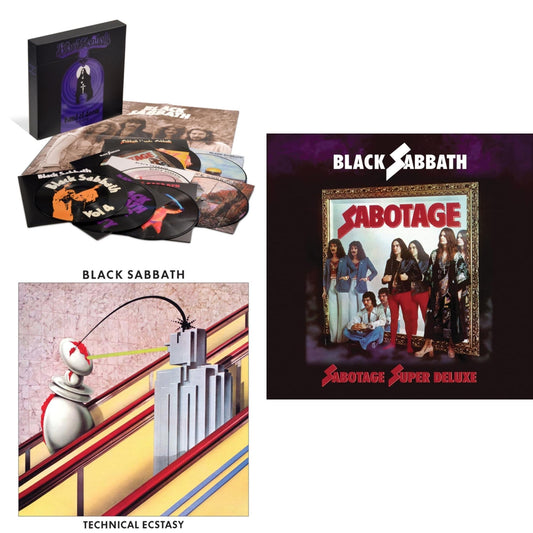 This is a 3 LP Vinyl SKU bundle.
1.This LP Vinyl is brand new.Format: LP VinylMusic Style: Heavy MetalThis item's title is: Hand Of Doom 1970-1978 (8LP - Picture Disc)Artist: Black SabbathLabel: Warner RecordsBarcode: 081227827359Release Date: 8/18/2023
2.This LP Vinyl is brand new.