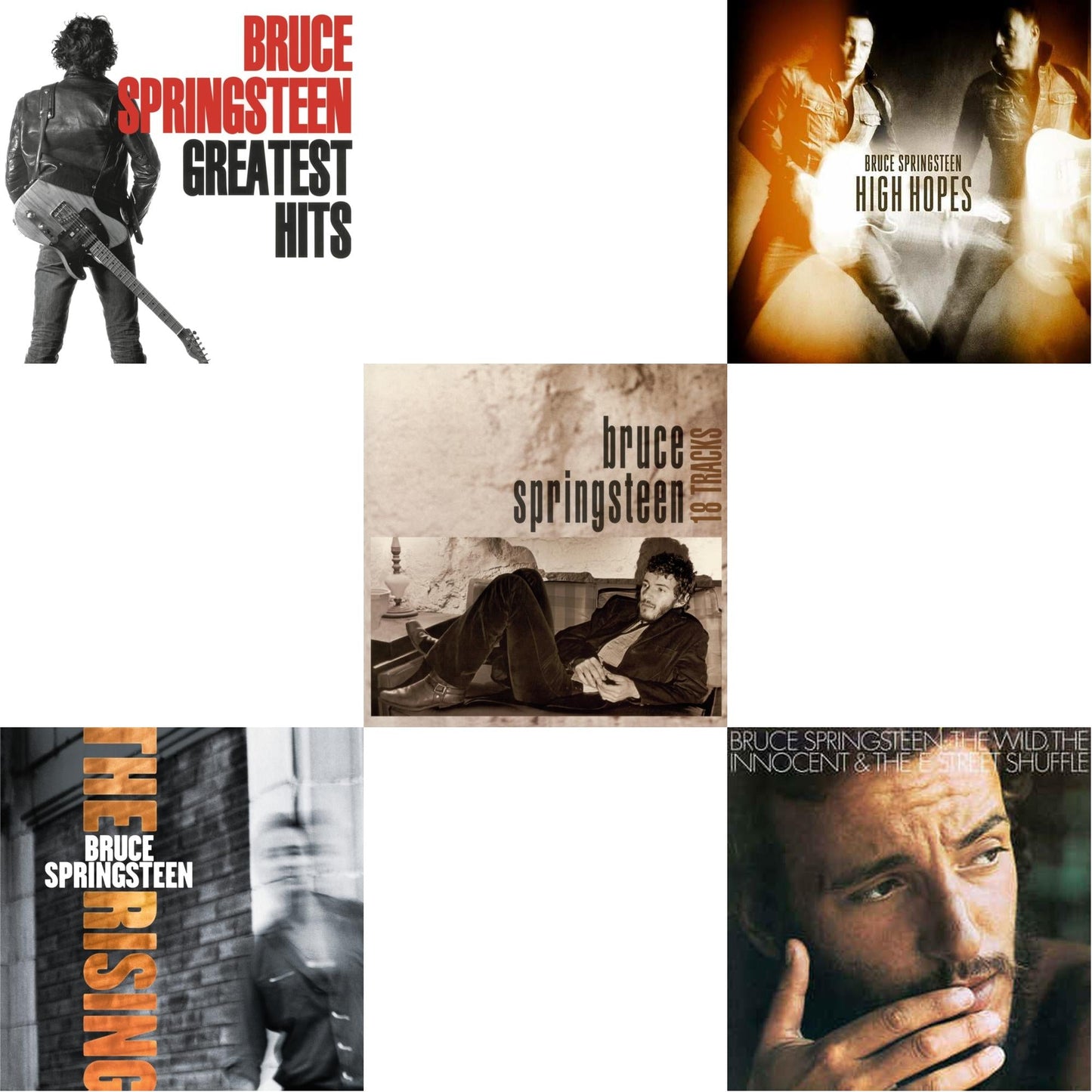 Greatest Hits (2 LP/150G Vinyl/Dl Code) & Rising & 18 Tracks & High Hopes (2LP/CD/180G) & Wild The Innocent & The E Street Shuffle (180G)