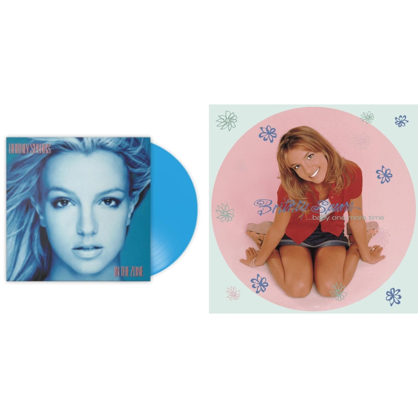 Baby One More Time (Picture Disc/140G/Dl Code) & In The Zone (Blue LP Vinyl/Import)