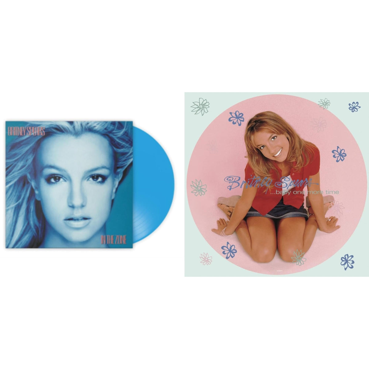 Baby One More Time (Picture Disc/140G/Dl Code) & In The Zone (Blue LP Vinyl/Import)