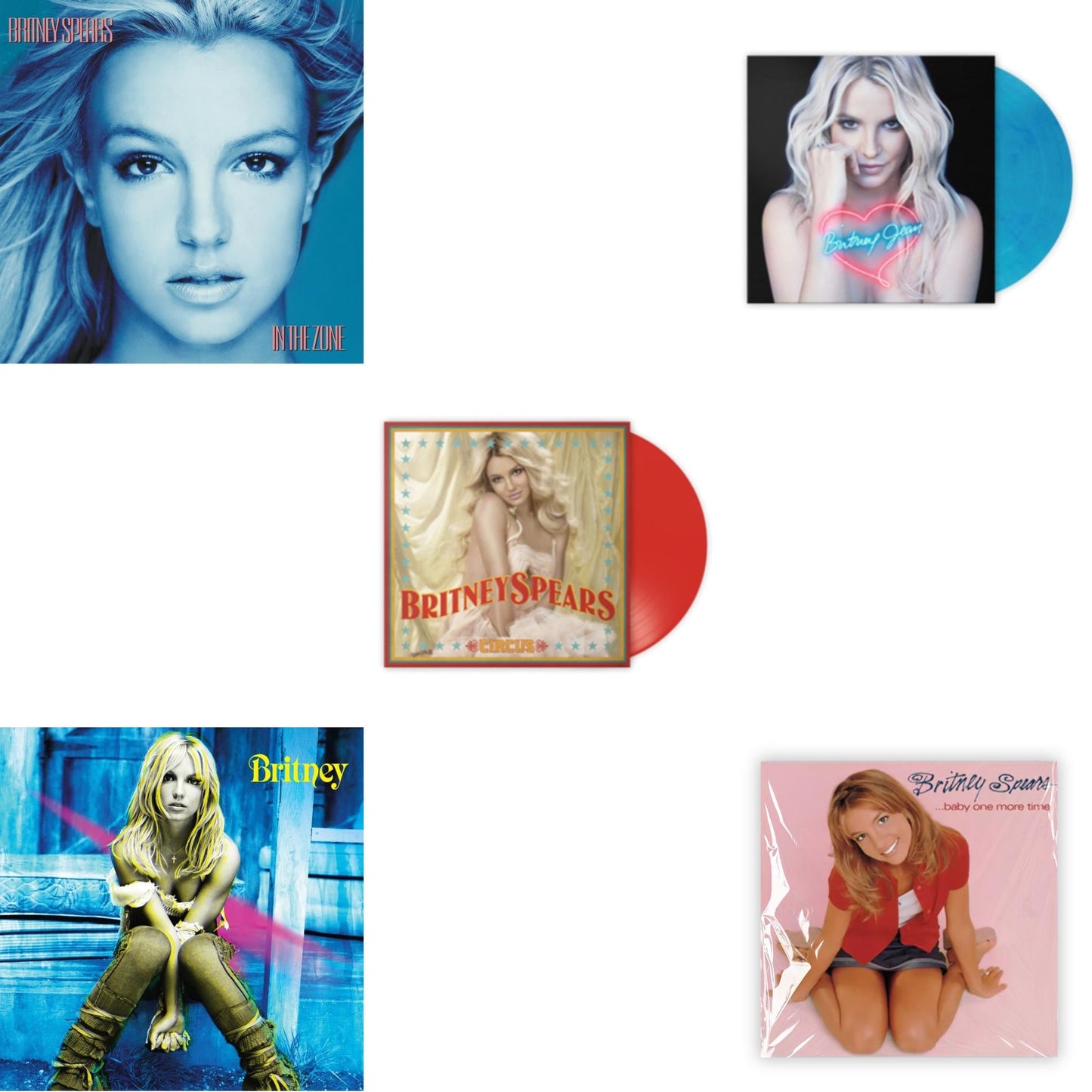 This is a 5 LP Vinyl SKU bundle.
1.This LP Vinyl is brand new.Format: LP VinylMusic Style: BalladThis item's title is: Baby One More TimeArtist: Britney SpearsLabel: LEGACYBarcode: 196587738419Release Date: 3/31/2023
2.This LP Vinyl is brand new.