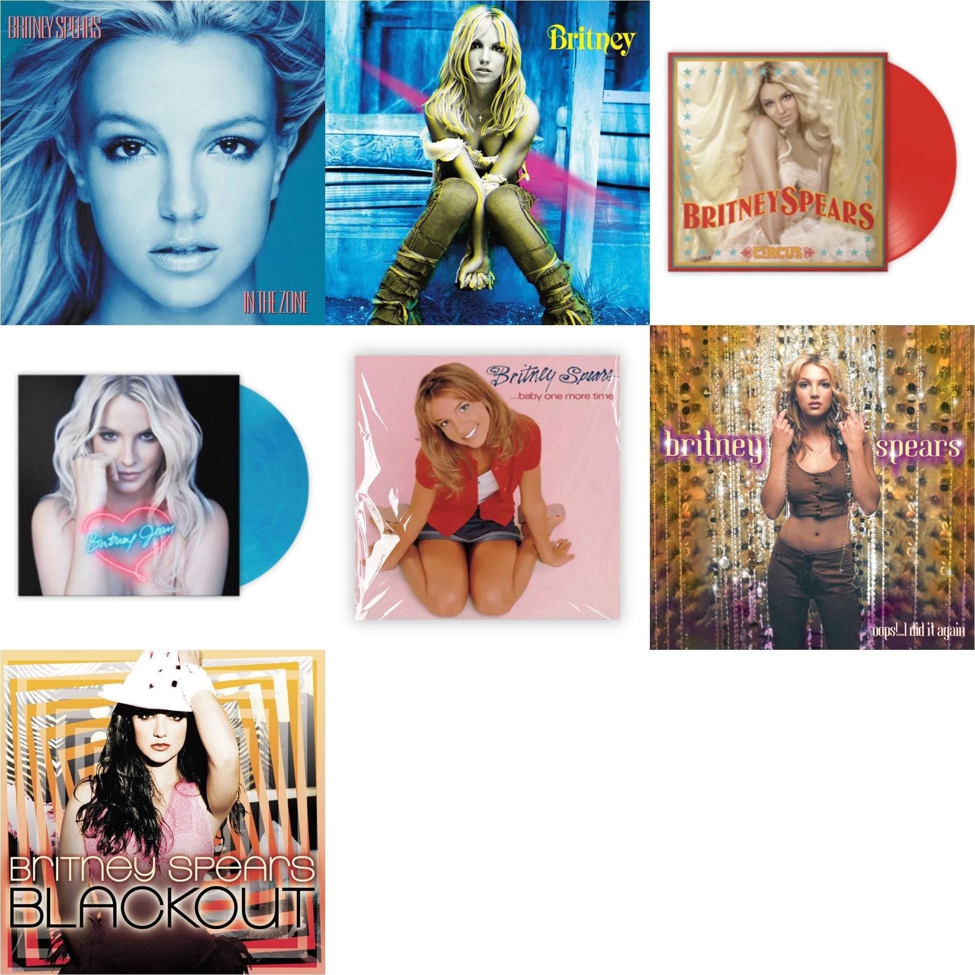 This is a 7 LP Vinyl SKU bundle.
1.This LP Vinyl is brand new.Format: LP VinylMusic Style: BalladThis item's title is: Baby One More TimeArtist: Britney SpearsLabel: LEGACYBarcode: 196587738419Release Date: 3/31/2023
2.This LP Vinyl is brand new.