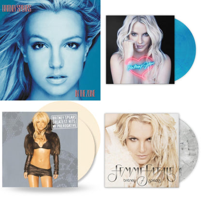 This is a 4 LP Vinyl SKU bundle.
1.This LP Vinyl is brand new.Format: LP VinylMusic Style: Synth-popThis item's title is: In The ZoneArtist: Britney SpearsLabel: LEGACYBarcode: 196587738815Release Date: 3/31/2023
2.This LP Vinyl is brand new.