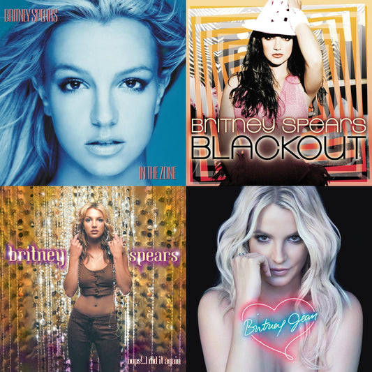 This is a 4 LP Vinyl SKU bundle.
1.This LP Vinyl is brand new.Format: LP VinylMusic Style: EuropopThis item's title is: Oops!... I Did It AgainArtist: Britney SpearsLabel: LEGACYBarcode: 196587738518Release Date: 3/31/2023
2.This LP Vinyl is brand new.