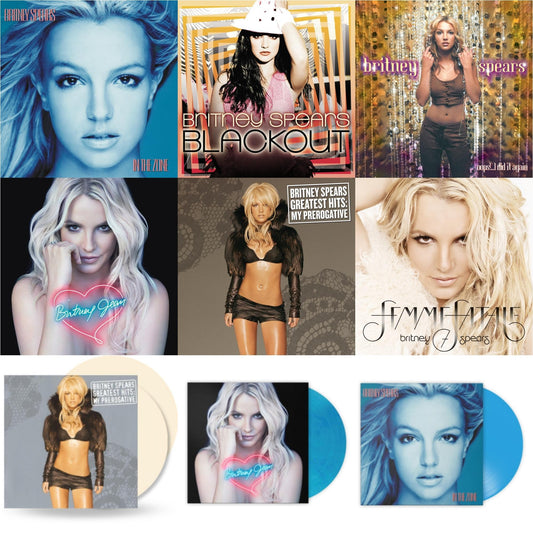 Britney Spears - Oops!... I Did It Again & Blackout & In The Zone & Britney Jean & Femme Fatale & Greatest Hits : My Prerogative (2LP) & In The Zone (Blue LP Vinyl/Import) & Britney Jean (Blue Marbled LP Vinyl/Import) & Greatest Hits: My Prerogative