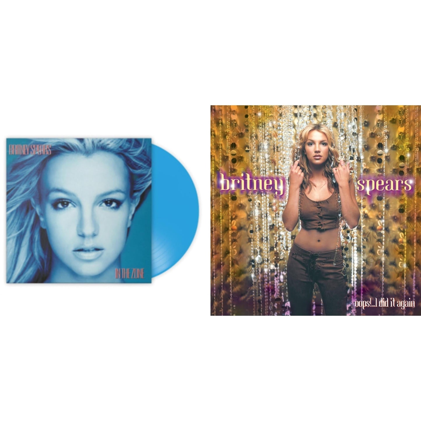Oops!... I Did It Again & In The Zone (Blue LP Vinyl/Import)