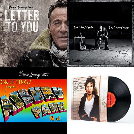 Letter To You (2LP/140G) & Lost & Found: Selections From The Lost Albums (2LP) & Greetings From Asbury Park N.J. (180G) & Darkness On The Edge Of Town (180G)