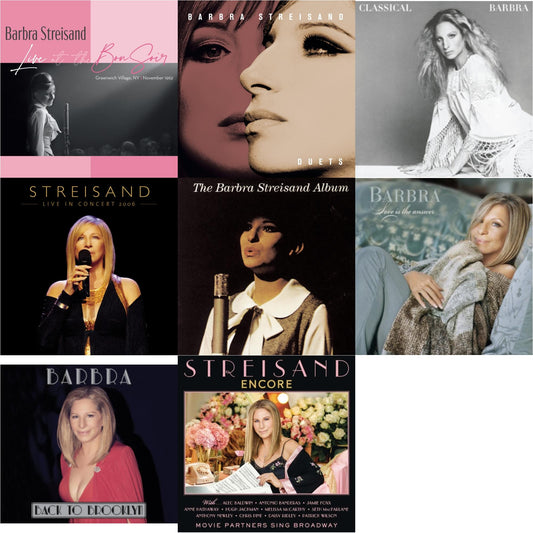 Live At The Bon Soir & Duets & Classical Barbra & Streisand: Live In Concert 2006 & Barbra Streisand Album & Love Is The Answer & Back To Brooklyn & Encore: Movie Partners Sing Broadway