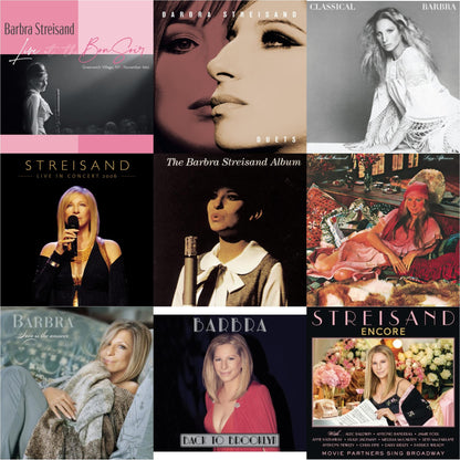 Live At The Bon Soir & Duets & Classical Barbra & Streisand: Live In Concert 2006 & Barbra Streisand Album & Lazy Afternoon & Love Is The Answer & Back To Brooklyn & Encore: Movie Partners Sing Broadway